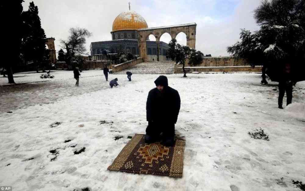 La neige à  Jérusalem